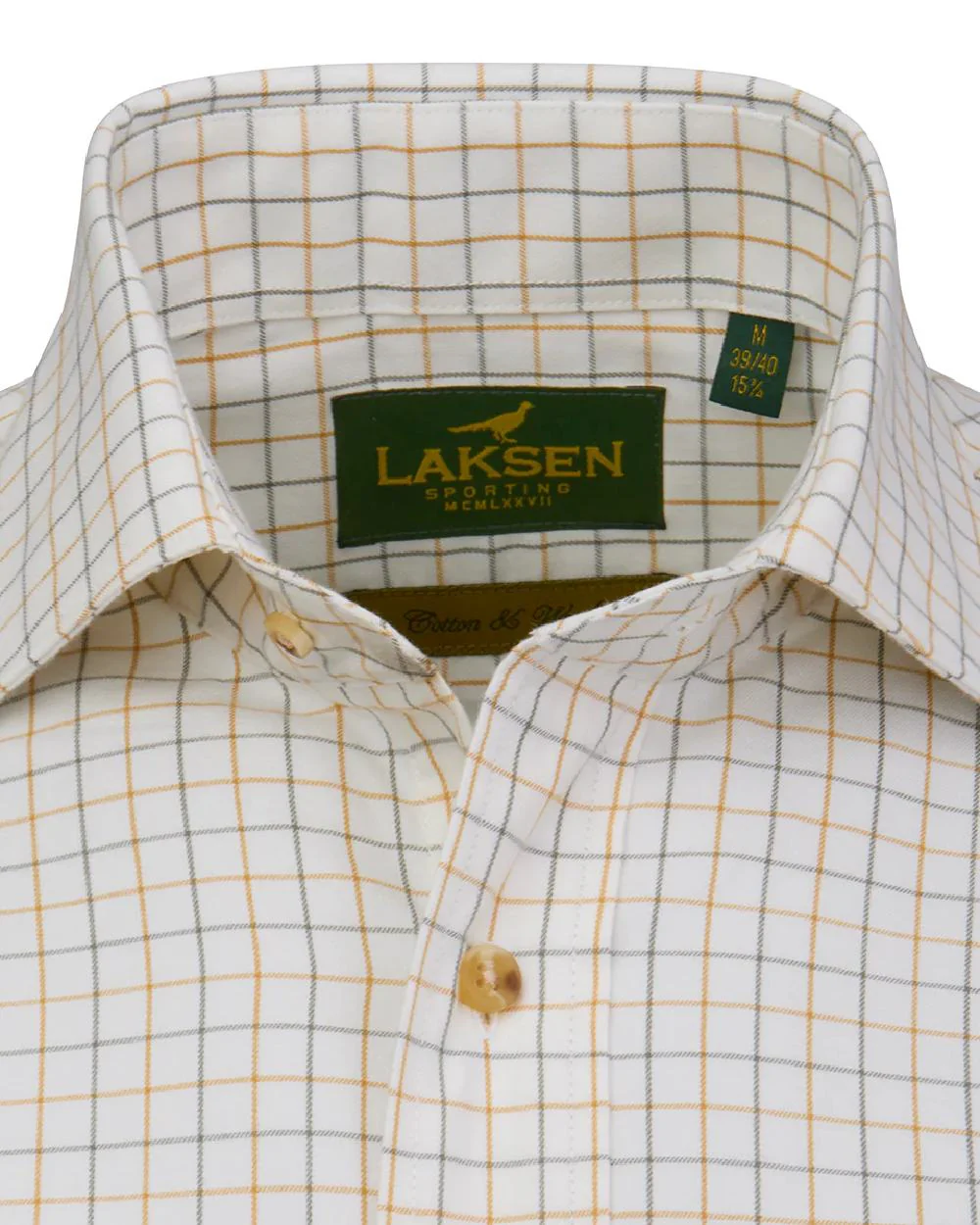 Laksen Mens Jerrod Cotton Wool Shirt - Image 2