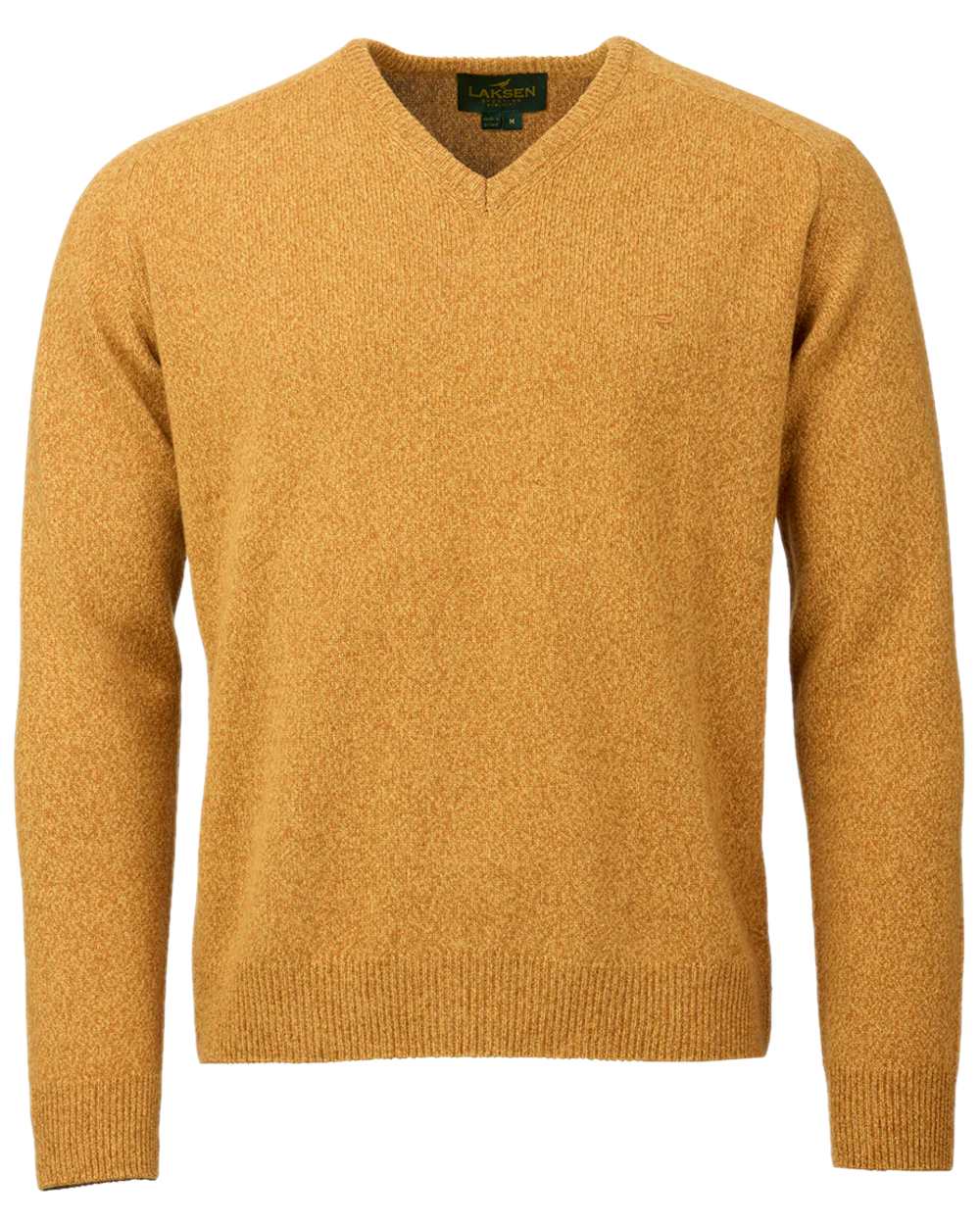 Laksen Mens Trent V-Neck Lambswool Sweater - Image 5