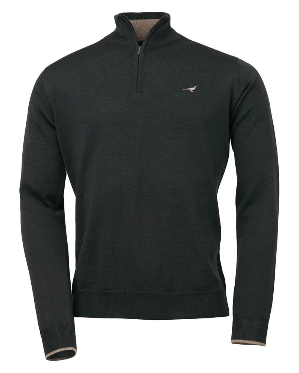 Laksen Norfolk Zip Neck Merino Sweater - Image 3