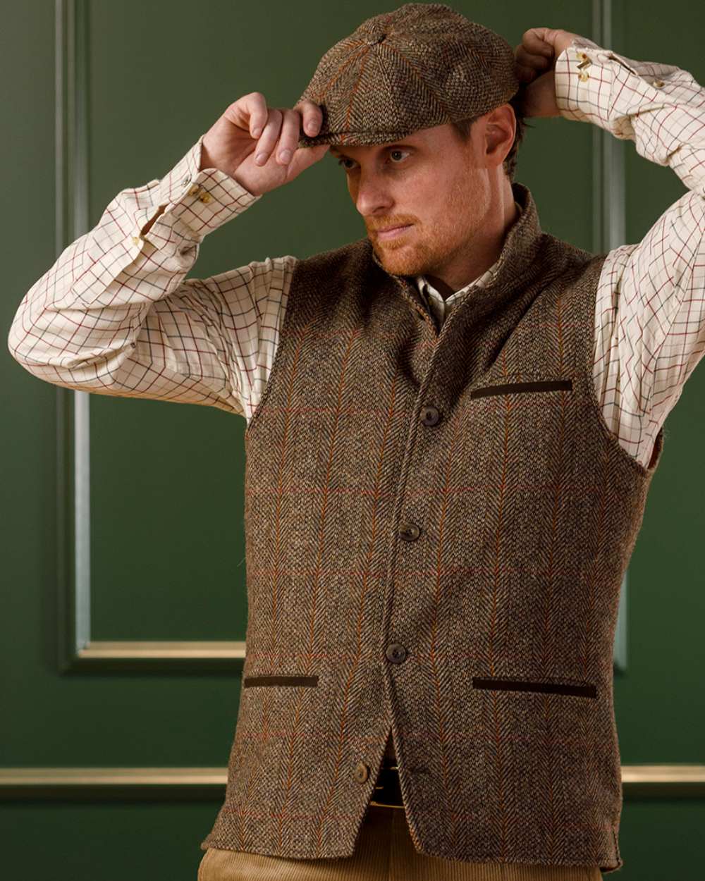 Laksen Orkney Tweed Fife Vest - Image 2