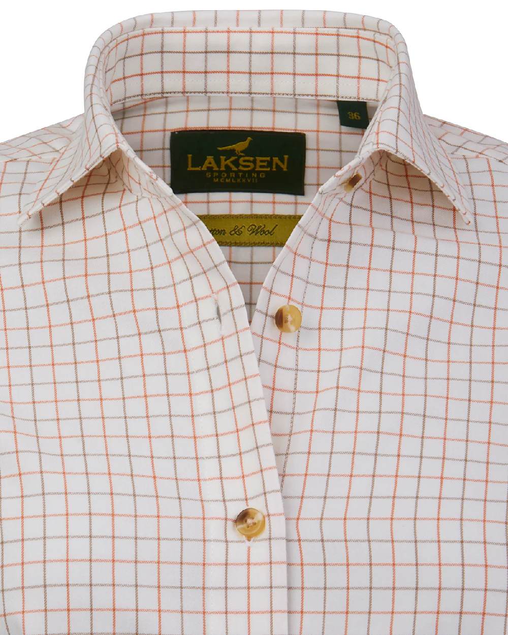 Laksen Womens Haley Cotton Wool Shirt - Image 2