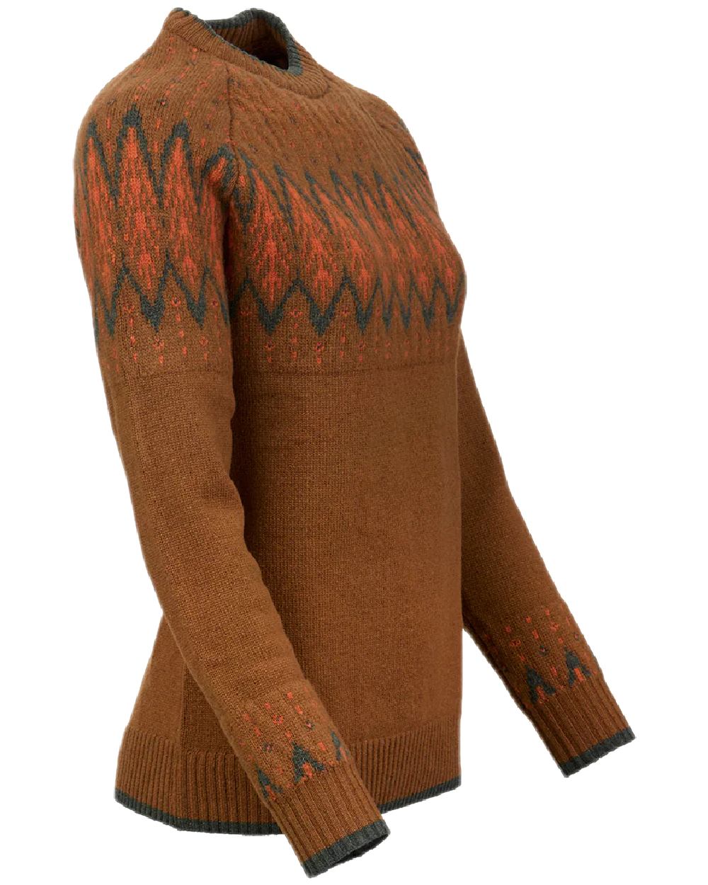 Laksen Womens Trondheim Jacquard Sweater - Image 2