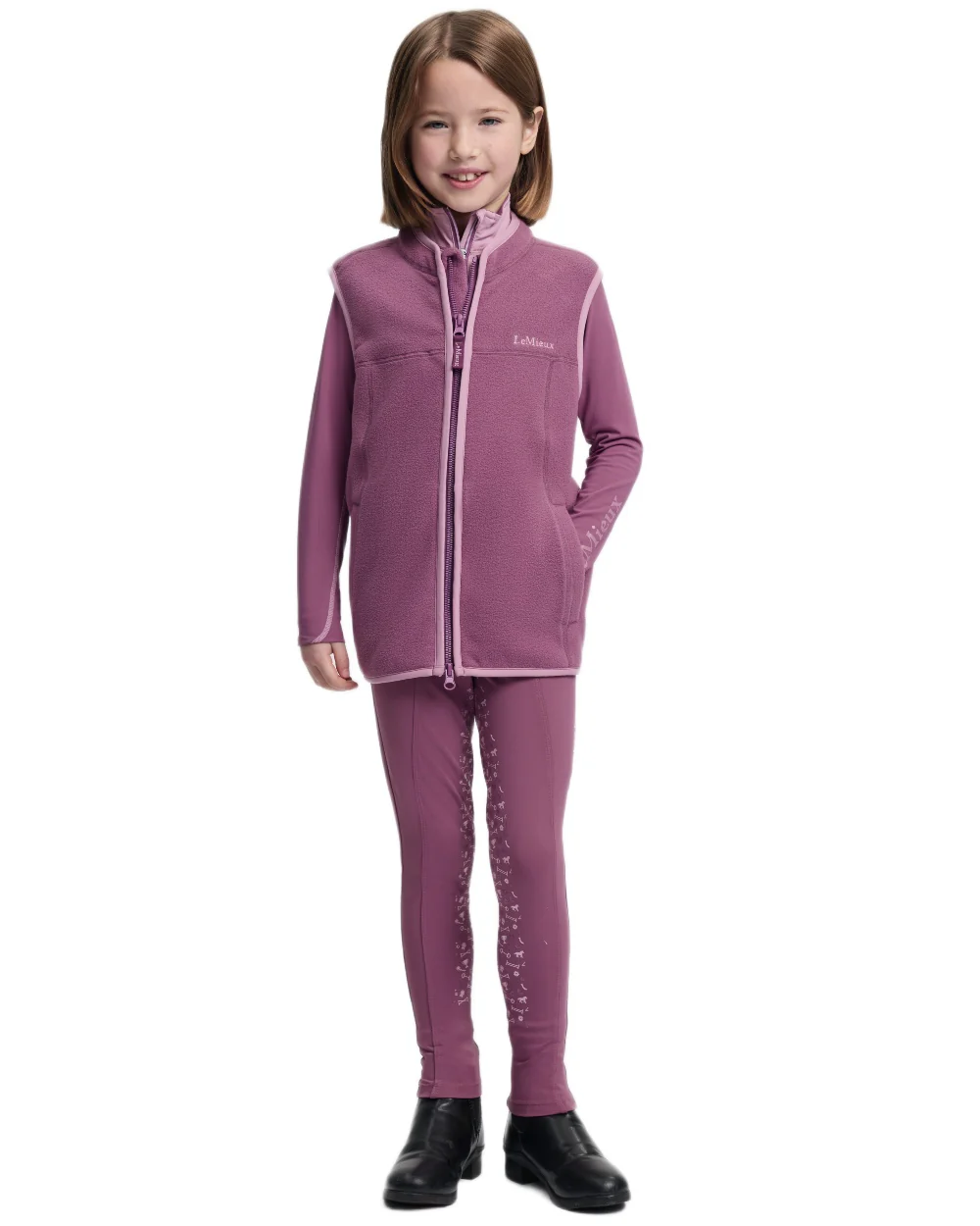LeMieux Childrens Bobbi Fleece Gilet - Image 10