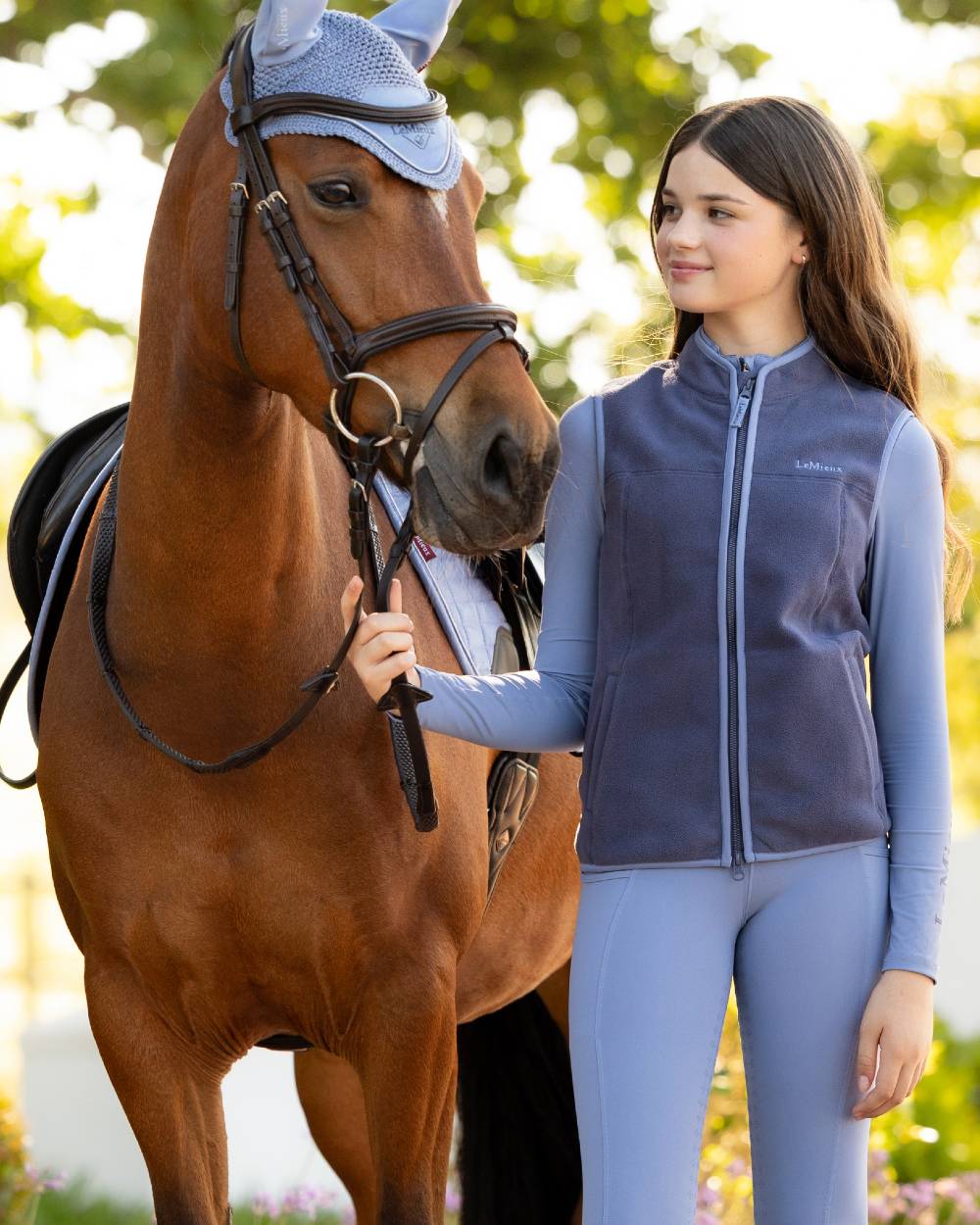 LeMieux Childrens Bobbi Fleece Gilet - Image 2