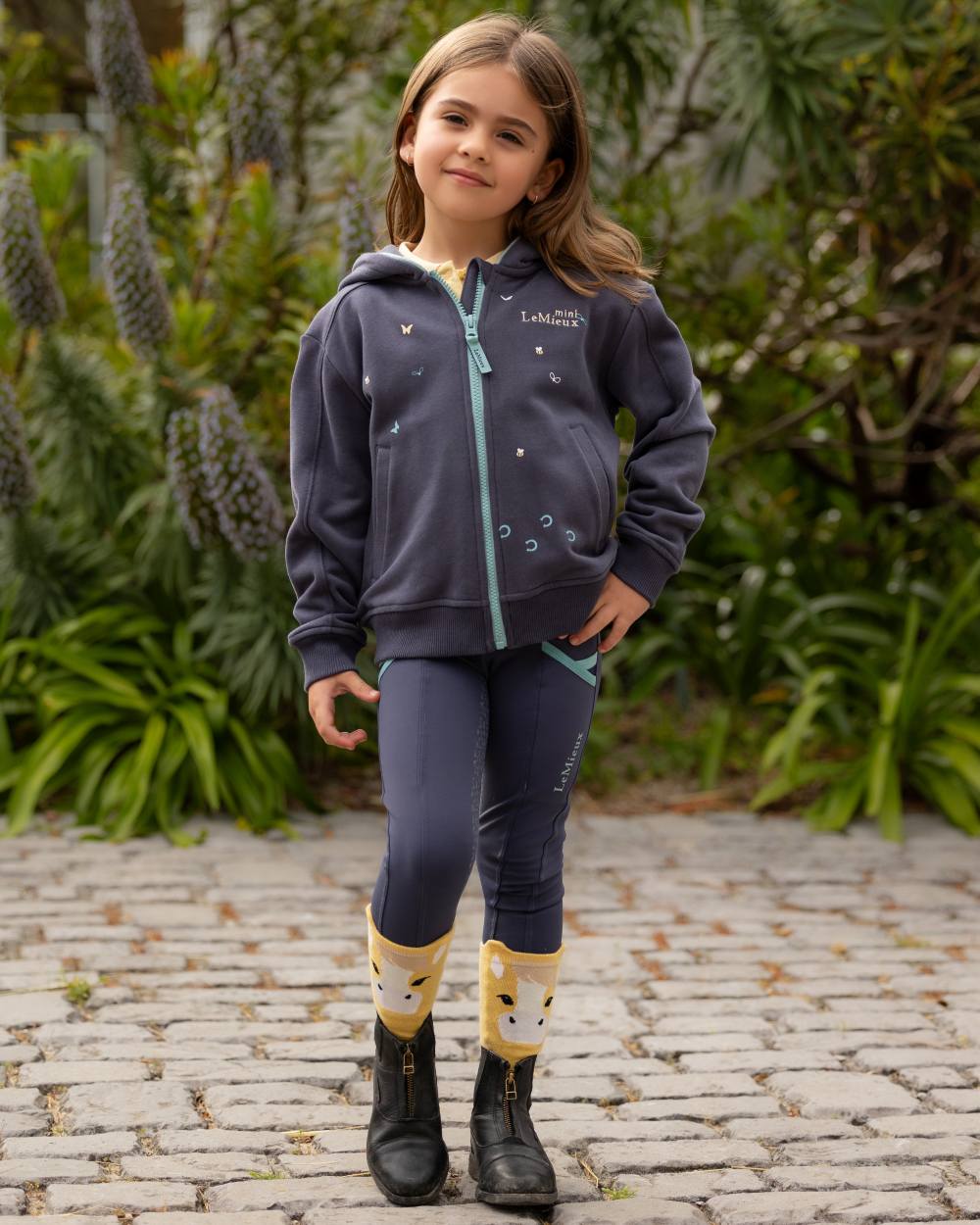 LeMieux Childrens Mini Charlie Zip Through Hoodie - Image 4