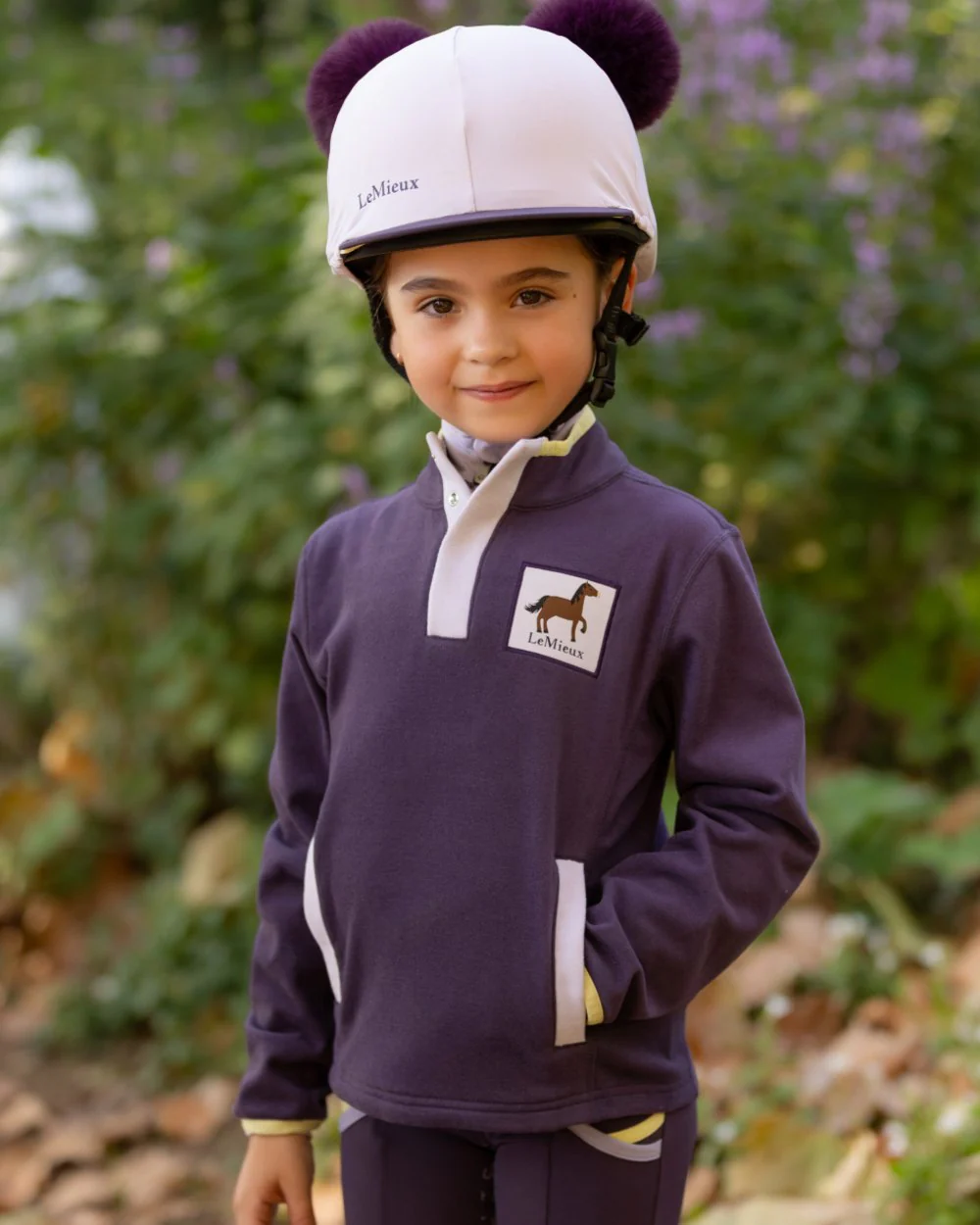 LeMieux Childrens Mini Mae Popper Fleece - Image 2