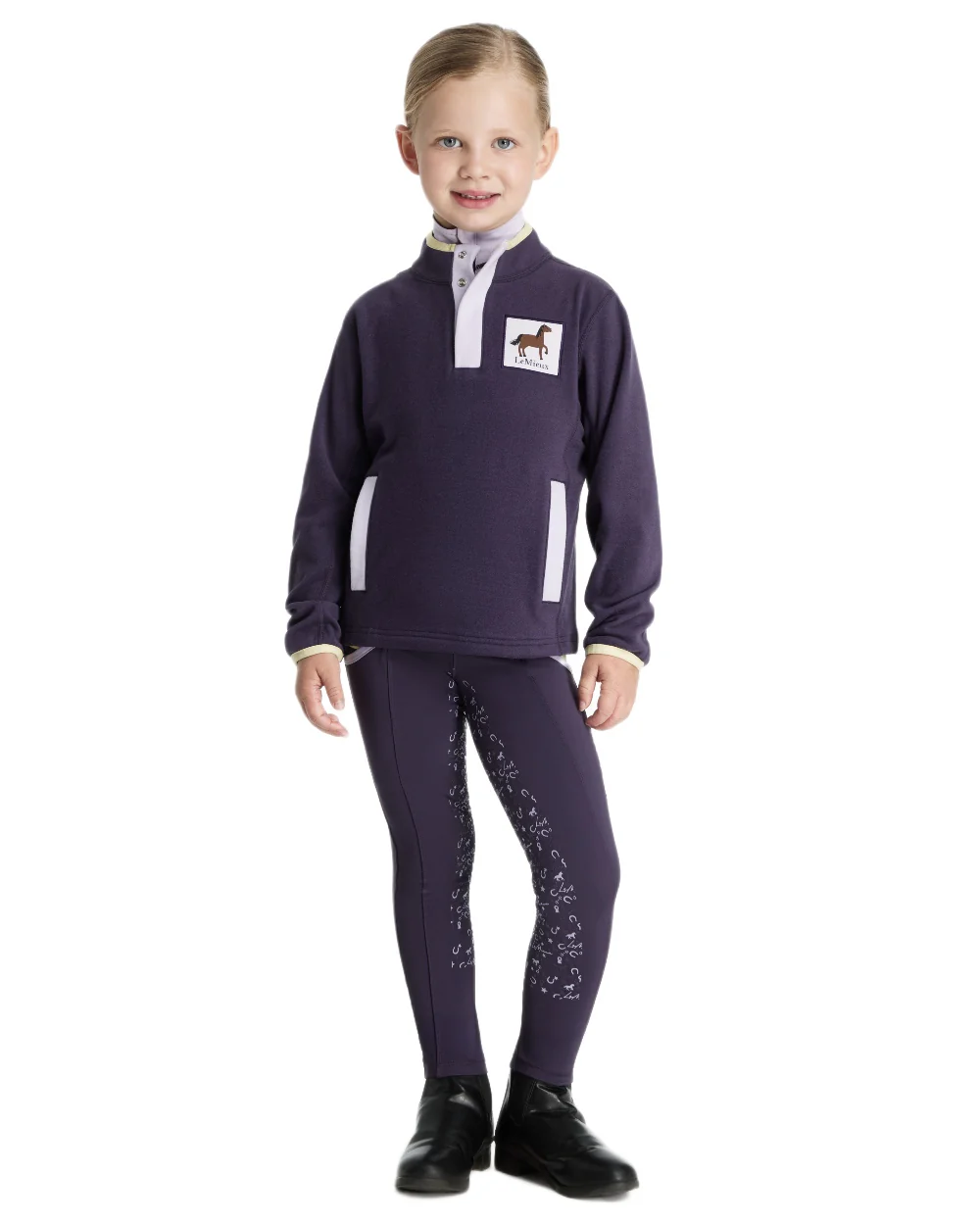 LeMieux Childrens Mini Mae Popper Fleece - Image 3