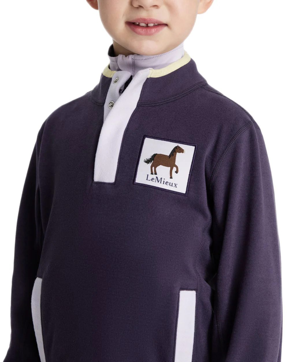 LeMieux Childrens Mini Mae Popper Fleece - Image 7
