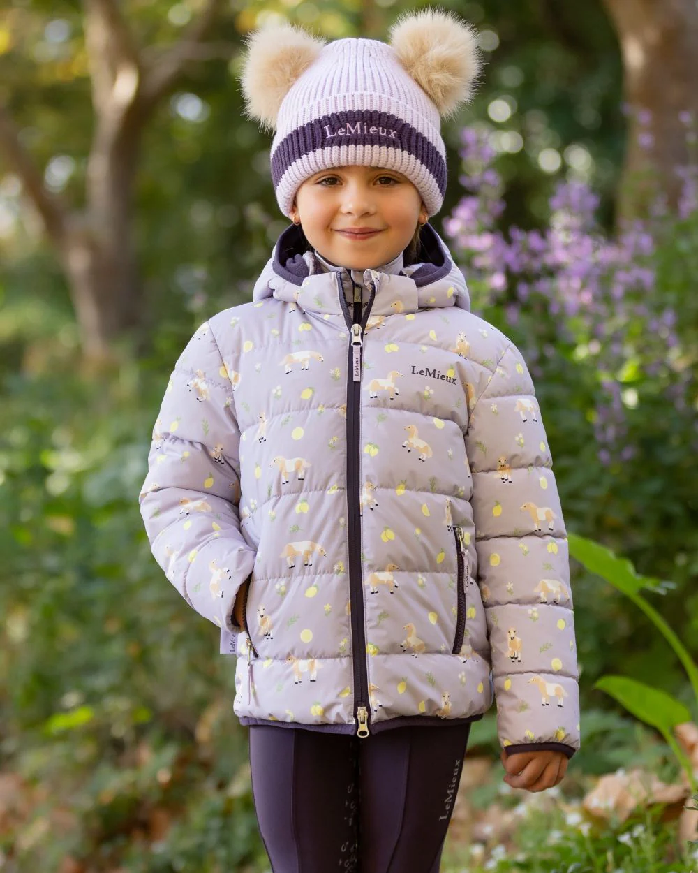 LeMieux Childrens Mini Printed Lilo Puffer Jacket - Image 2