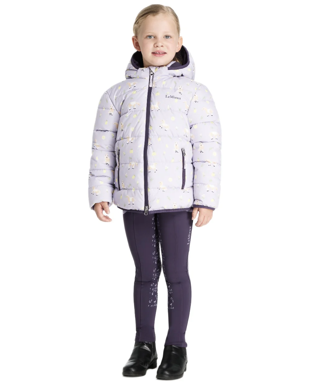 LeMieux Childrens Mini Printed Lilo Puffer Jacket - Image 3