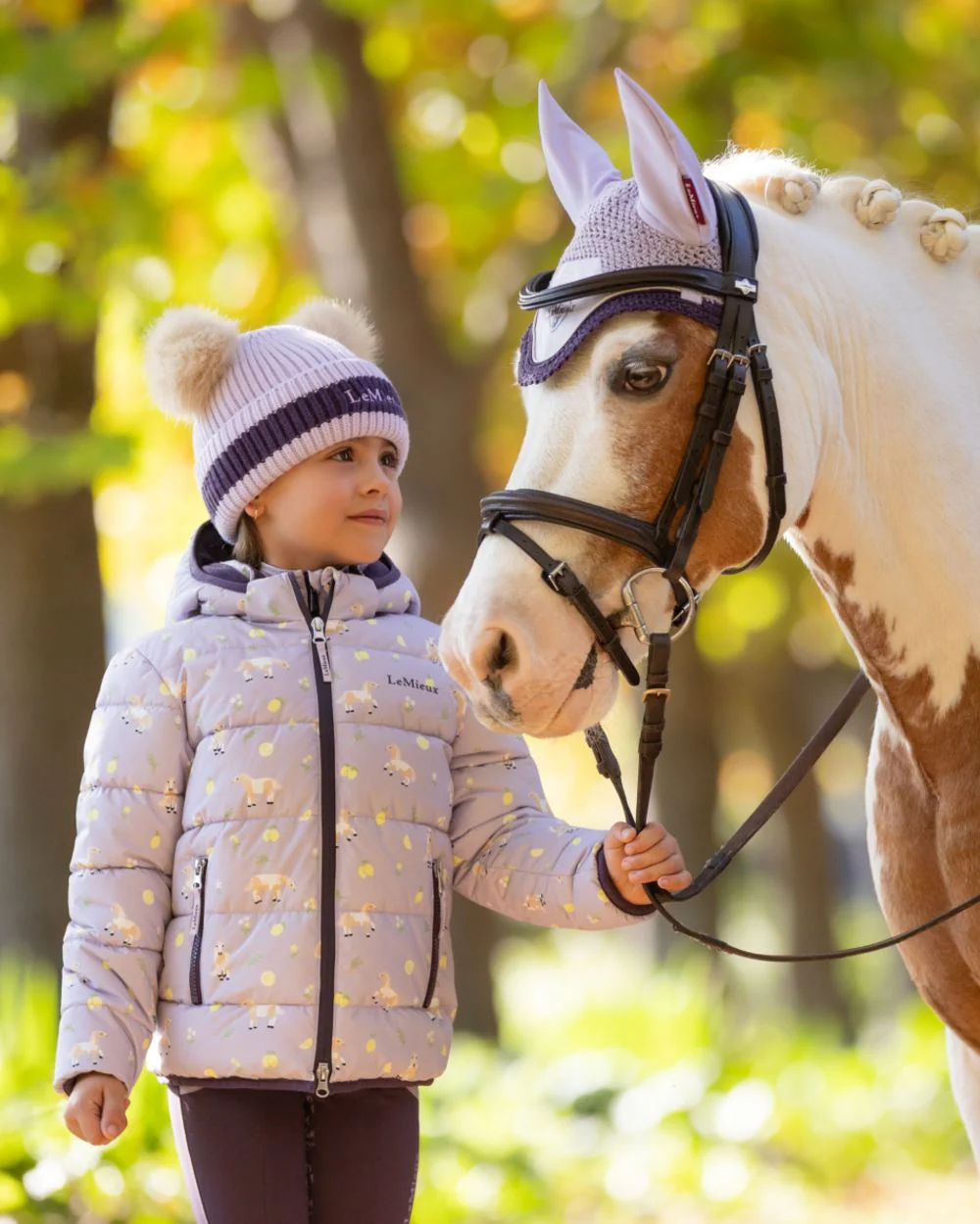 LeMieux Childrens Mini Printed Lilo Puffer Jacket - Image 5