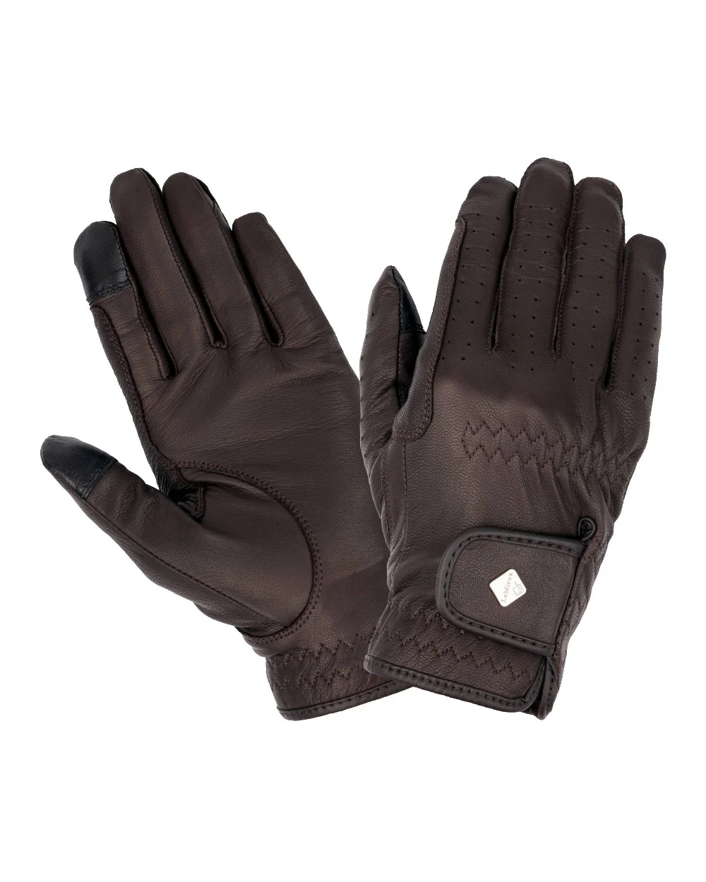 LeMieux Classic Leather Riding Gloves - Image 4