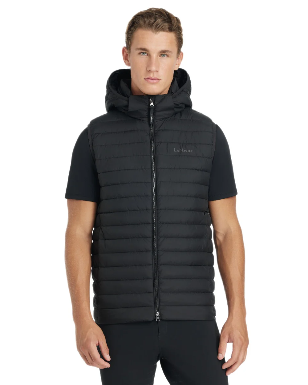 LeMieux Mens Hooded Puffer Gilet - Image 11