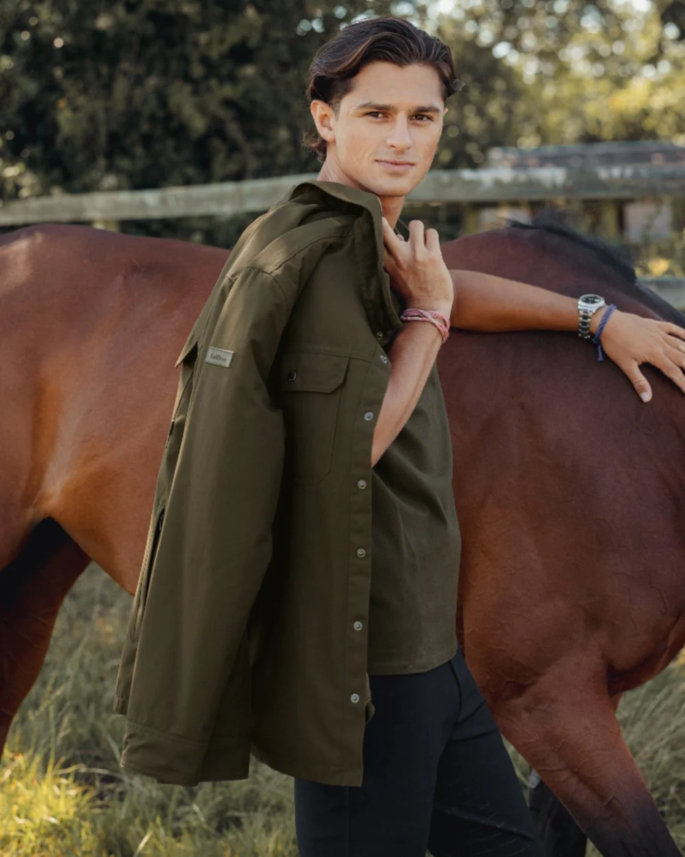 LeMieux Mens Showerproof Shacket - Image 6