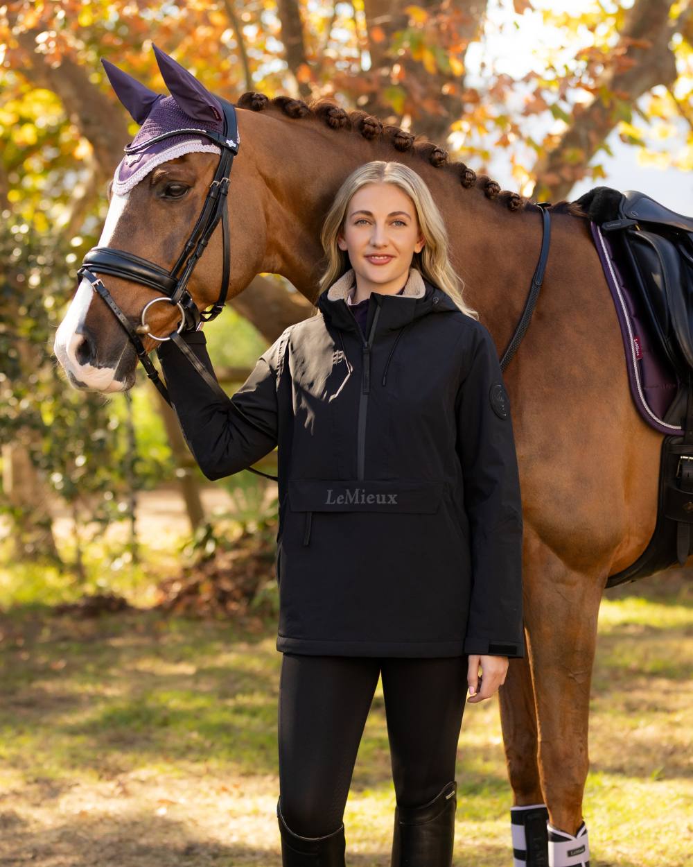 LeMieux Phoebe Half Zip Waterproof Anorak - Image 3