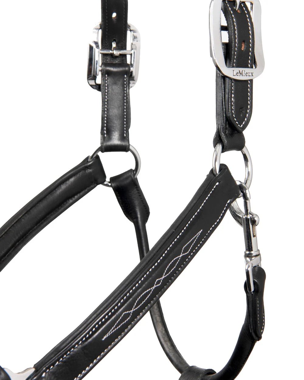 LeMieux Stitched Leather Headcollar - Image 3