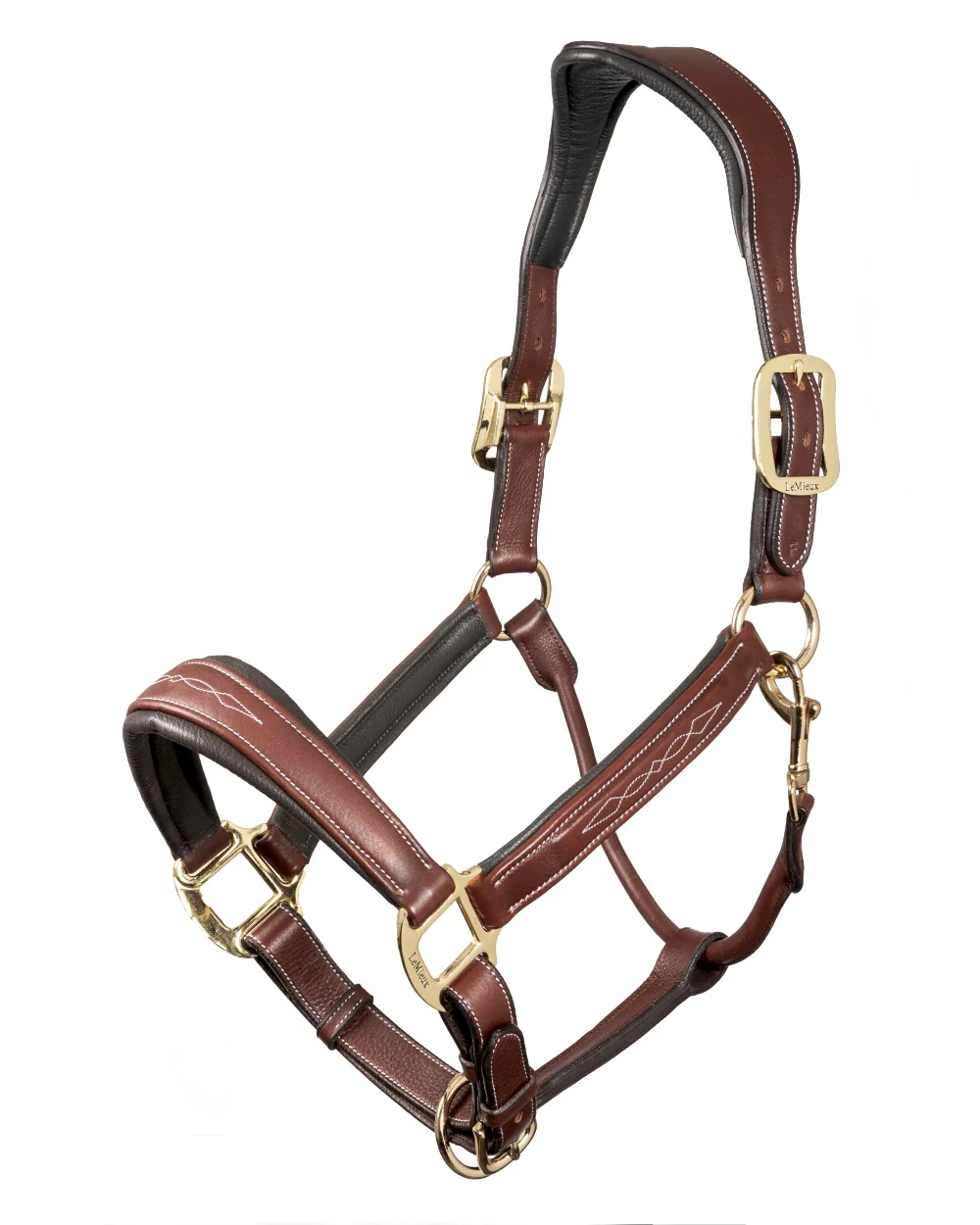 LeMieux Stitched Leather Headcollar - Image 7
