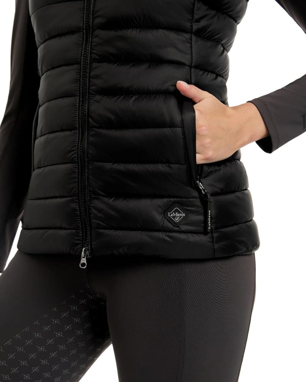 LeMieux Tilly Hooded Puffer Gilet - Image 13