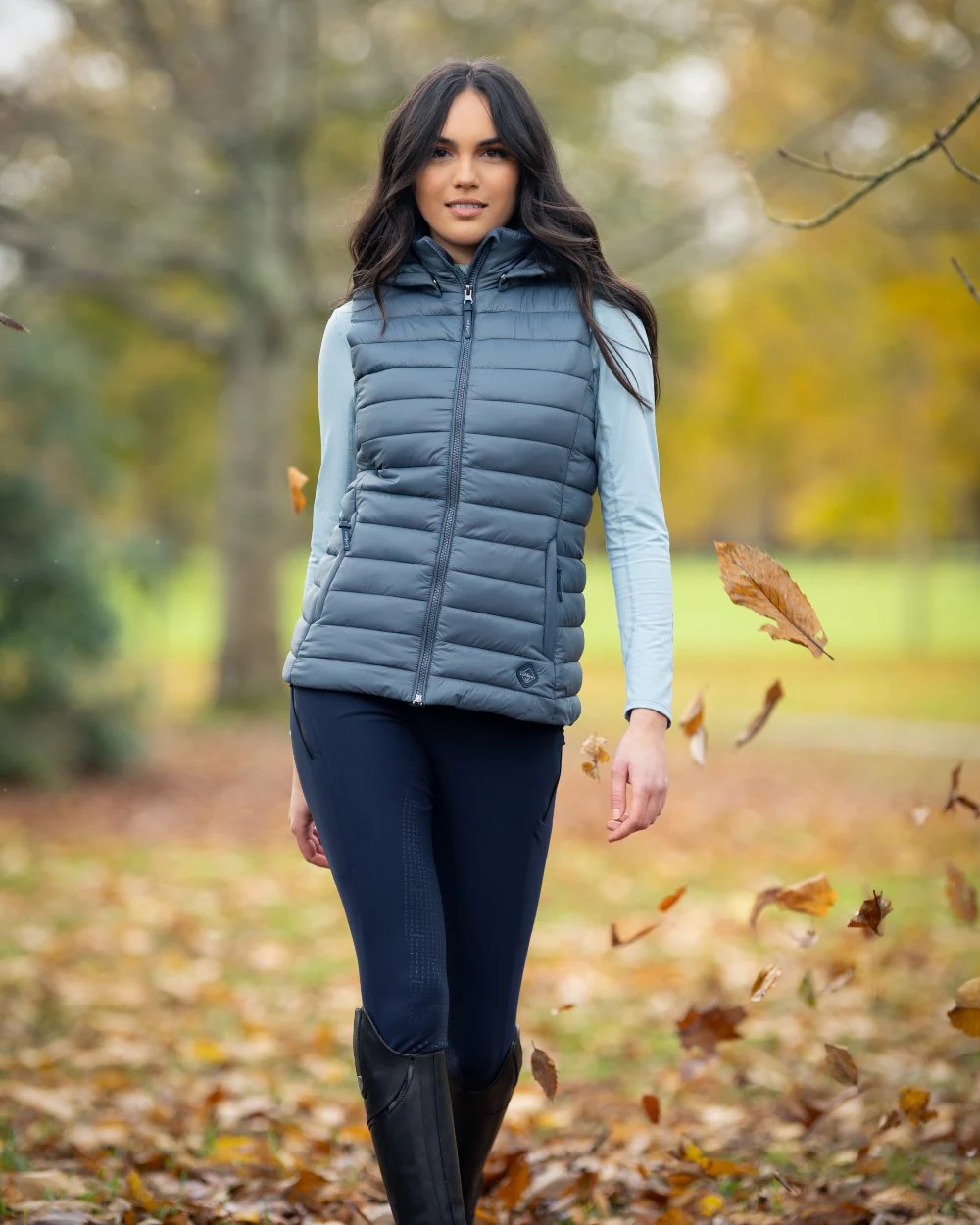 LeMieux Tilly Hooded Puffer Gilet - Image 16