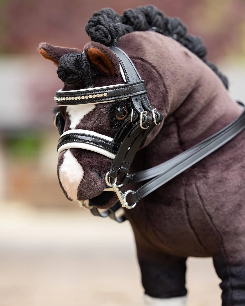 LeMieux Toy Pony Double Bridle Black - Image 2