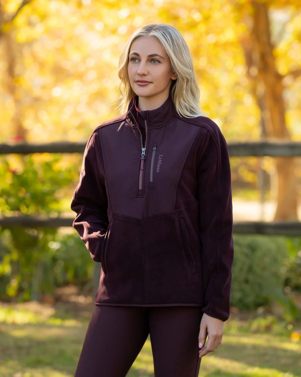 LeMieux Womens Clara Hybrid Fleece - Image 2