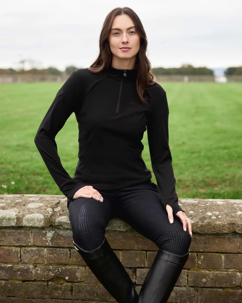 LeMieux Womens Frances Quarter Zip Fleece - Image 2