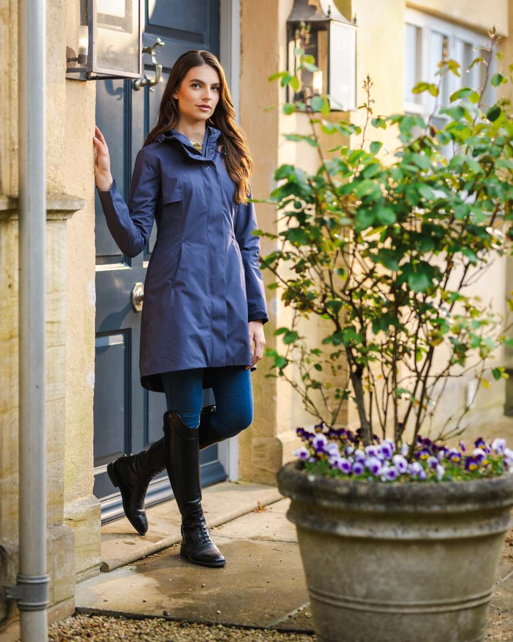LeMieux Womens Grace Long Rain Jacket - Image 3