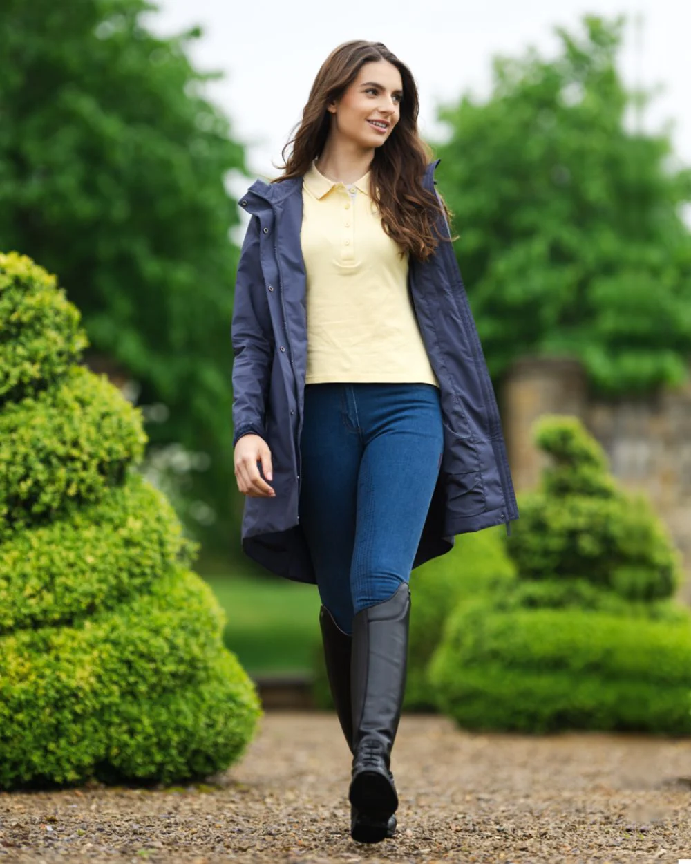 LeMieux Womens Grace Long Rain Jacket - Image 5