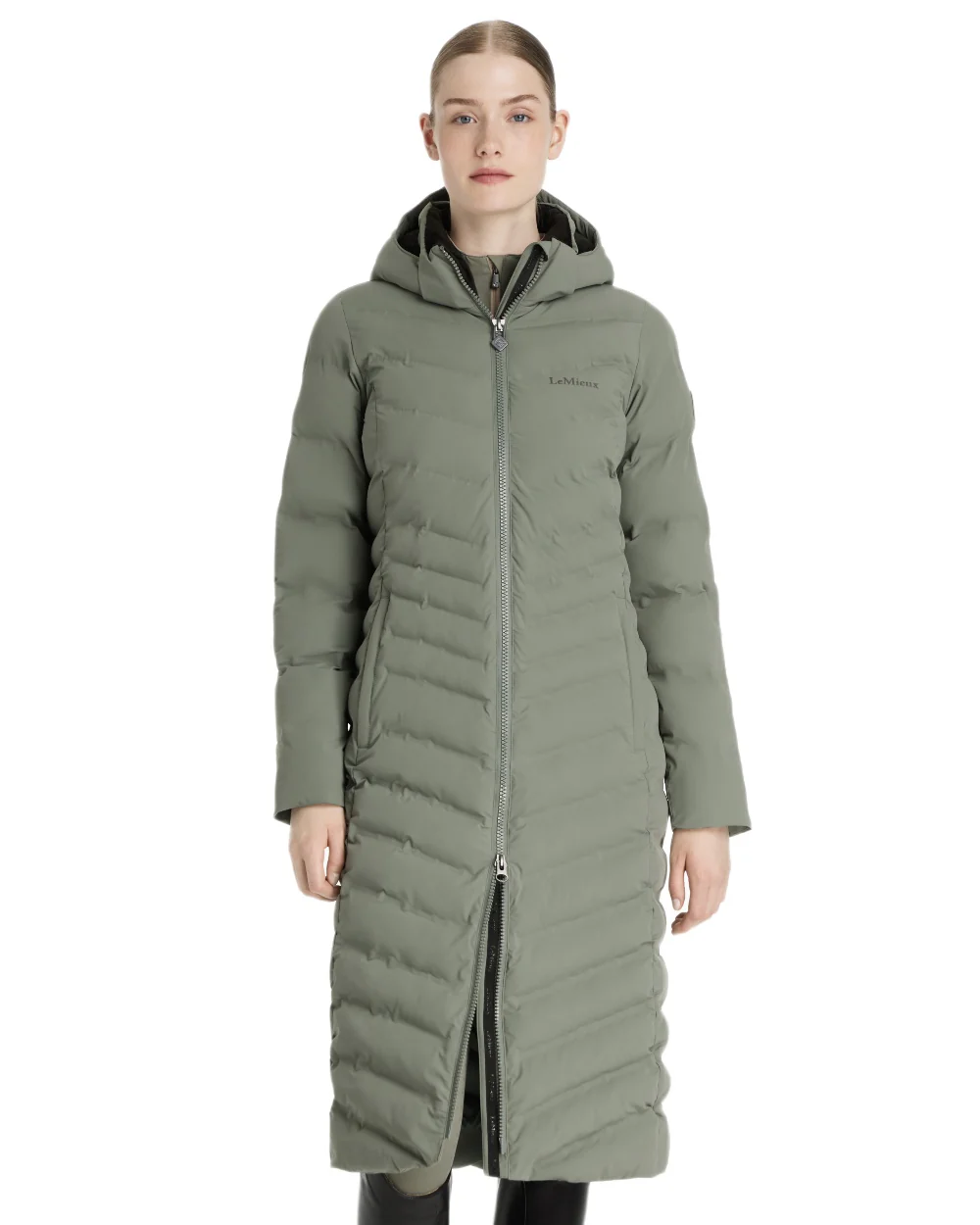 LeMieux Womens Hayley Water Resistant Longline Puffer Coat - Image 11