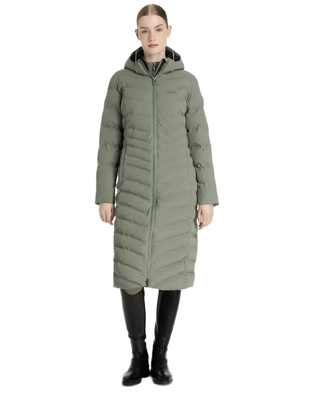 LeMieux Womens Hayley Water Resistant Longline Puffer Coat - Image 12