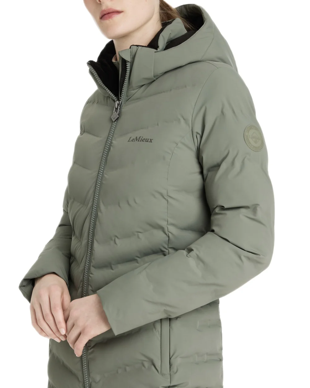 LeMieux Womens Hayley Water Resistant Longline Puffer Coat - Image 15