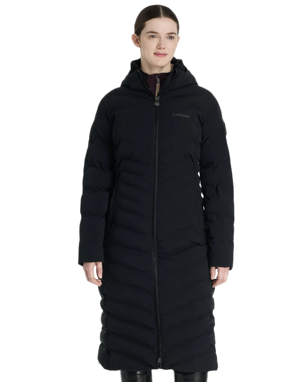 LeMieux Womens Hayley Water Resistant Longline Puffer Coat - Image 4