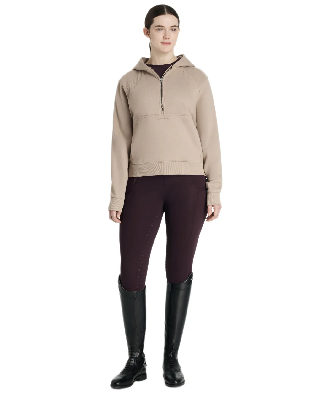 LeMieux Womens Henrietta Half Zip Hoodie - Image 6
