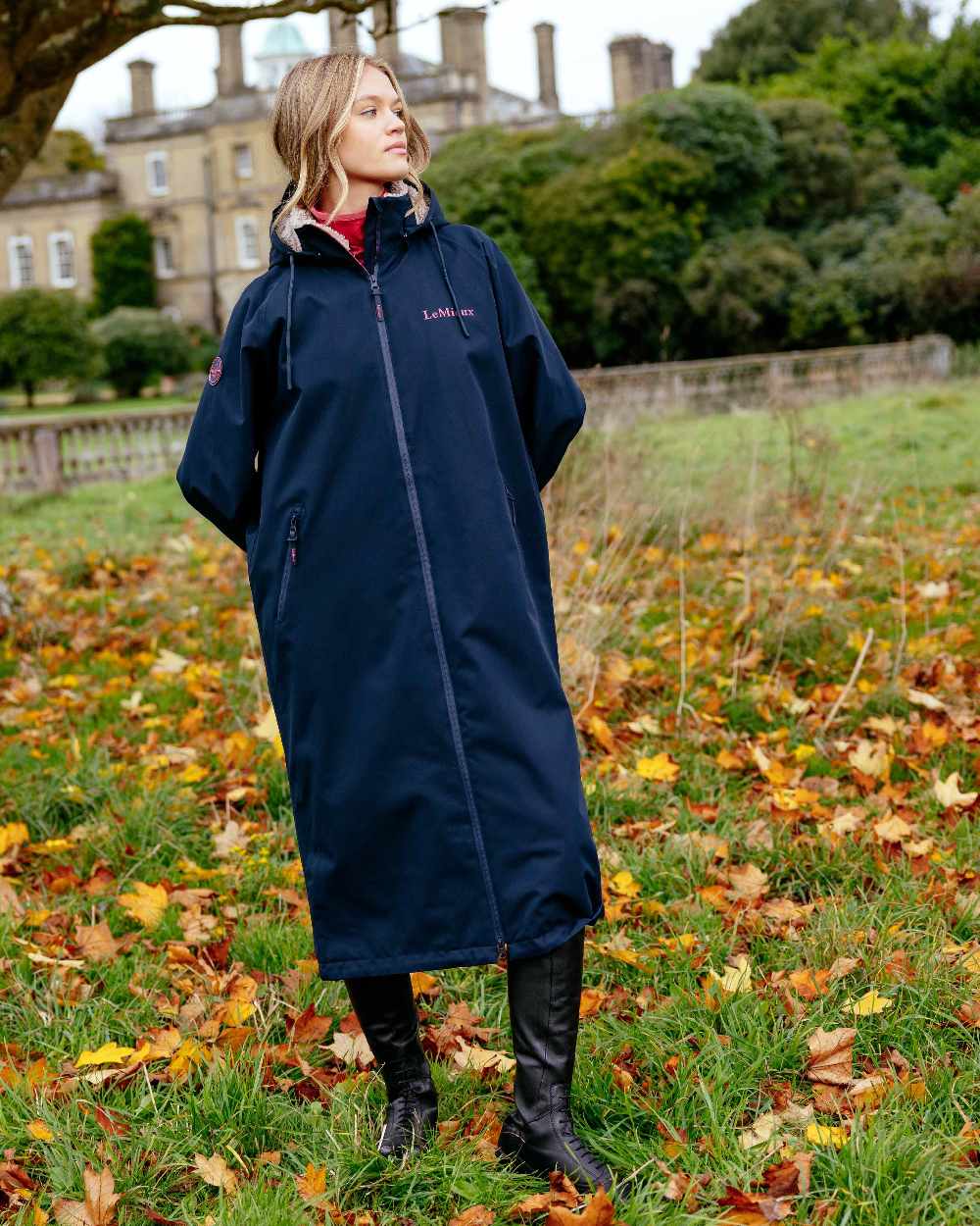LeMieux Womens HydroShield Robe Long Coat - Image 3