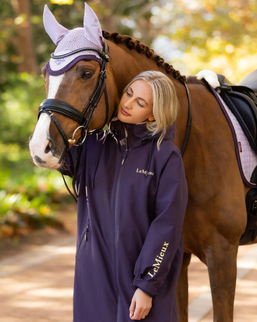 LeMieux Womens HydroShield Robe Long Coat - Image 6