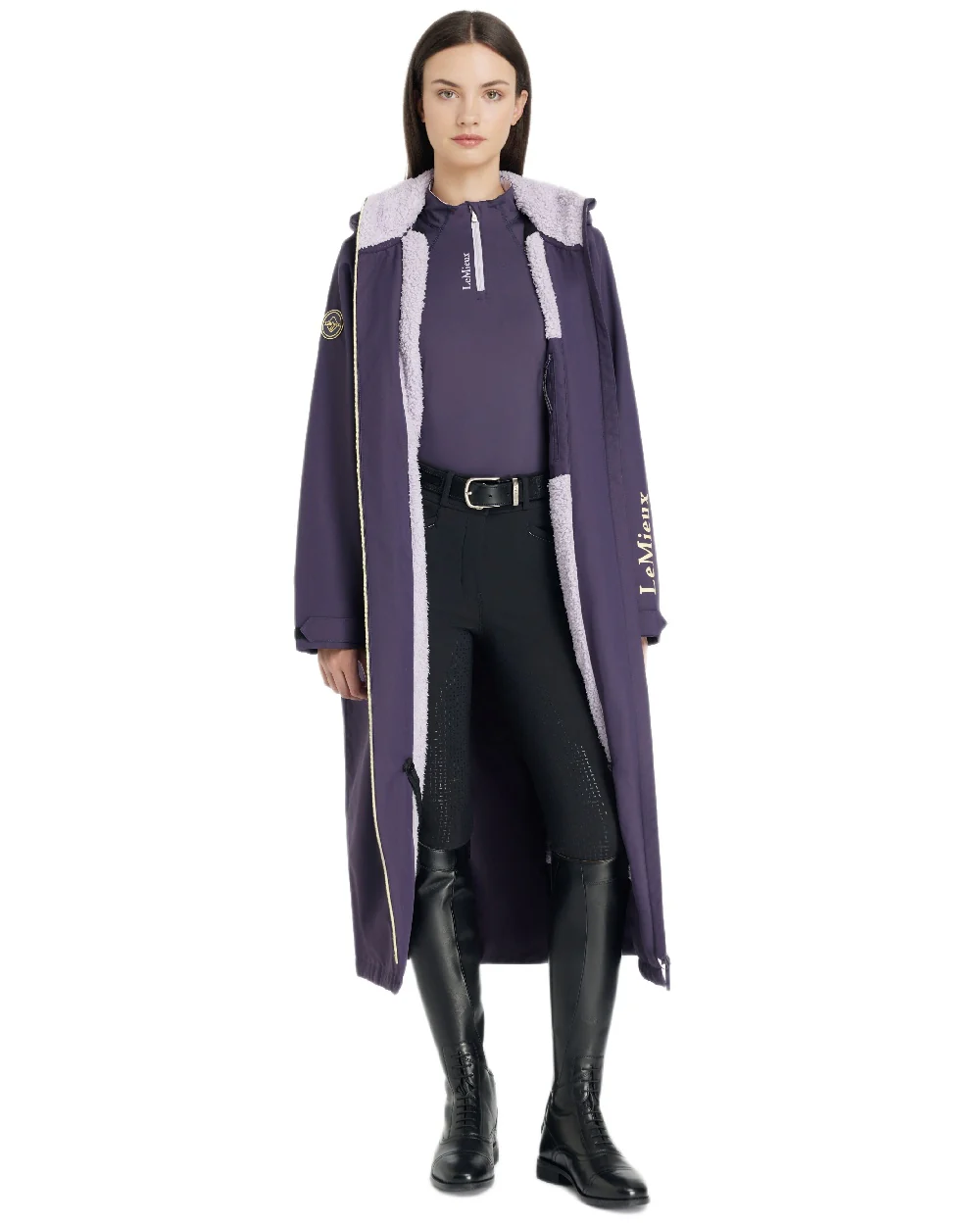 LeMieux Womens HydroShield Robe Long Coat - Image 9