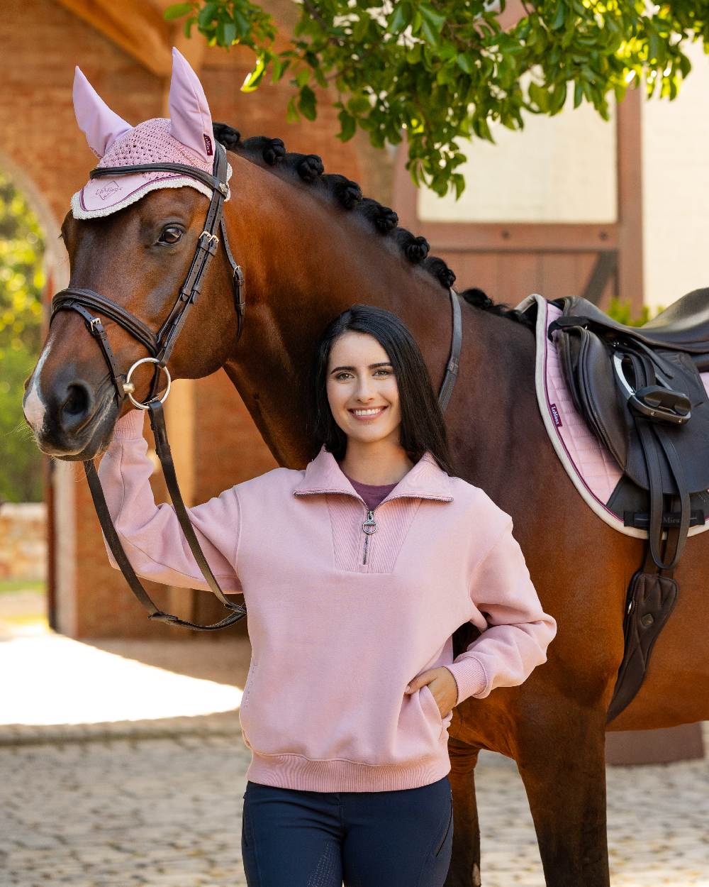 LeMieux Womens Keira Quarter Neck Sweatshirt - Image 23