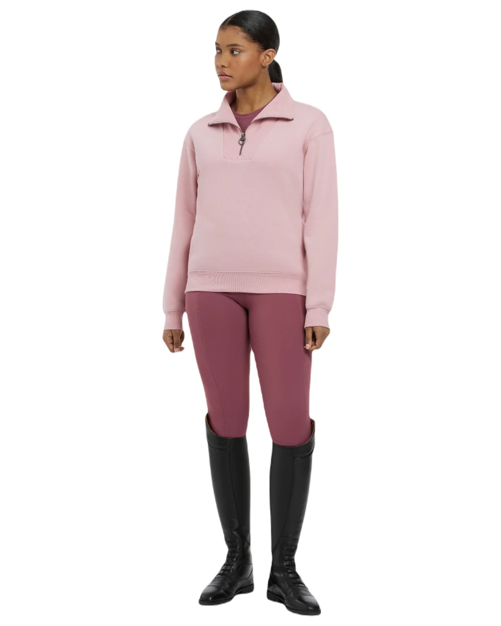 LeMieux Womens Keira Quarter Neck Sweatshirt - Image 25
