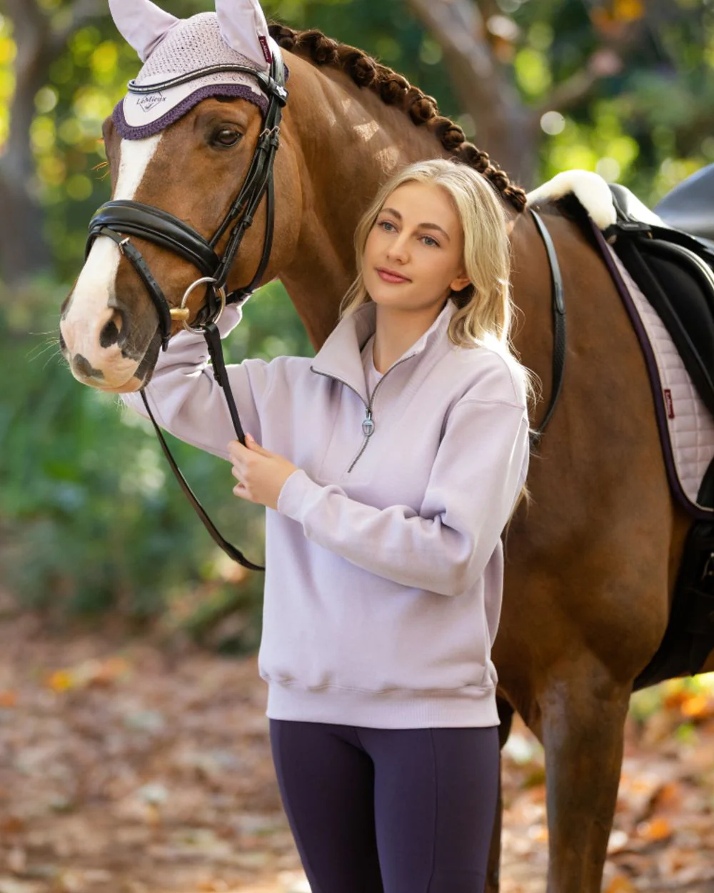 LeMieux Womens Keira Quarter Neck Sweatshirt - Image 41