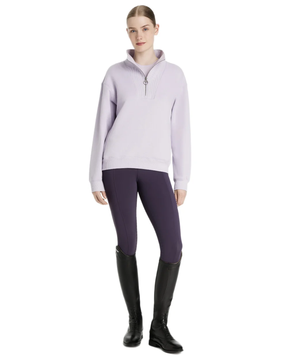 LeMieux Womens Keira Quarter Neck Sweatshirt - Image 42