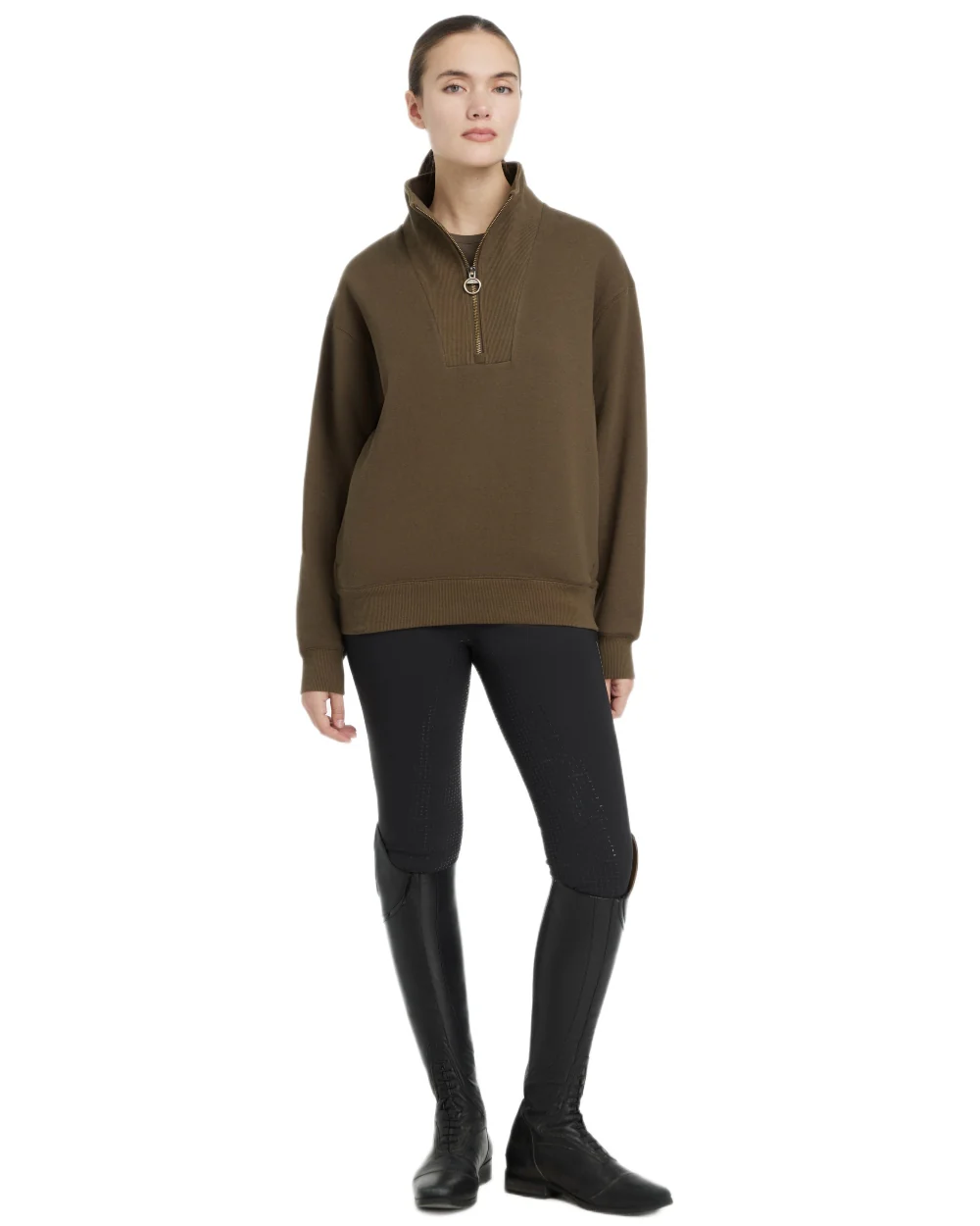 LeMieux Womens Keira Quarter Neck Sweatshirt - Image 55