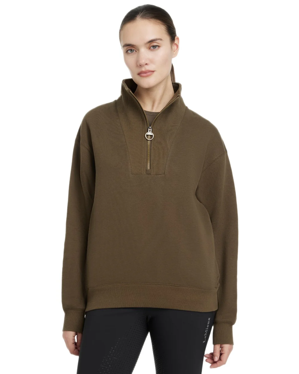LeMieux Womens Keira Quarter Neck Sweatshirt - Image 57