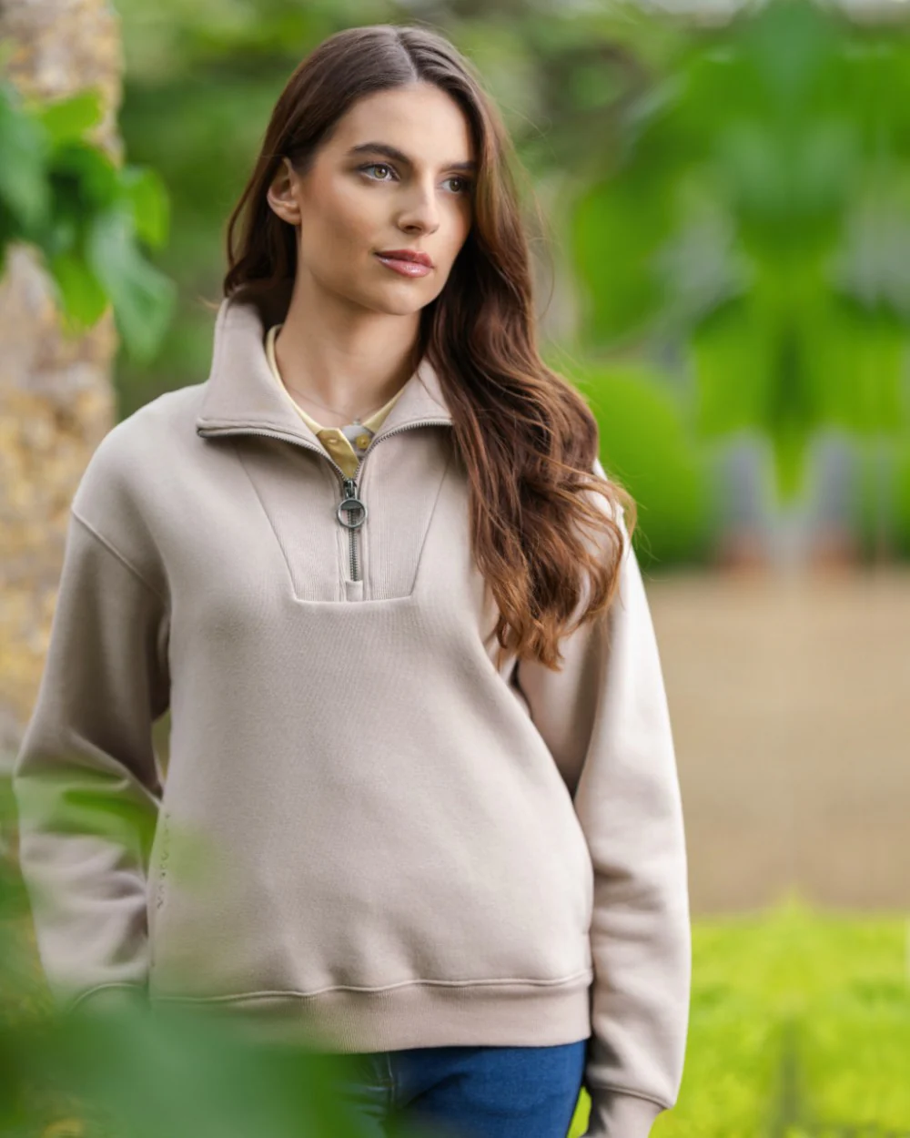 LeMieux Womens Keira Quarter Neck Sweatshirt - Image 8