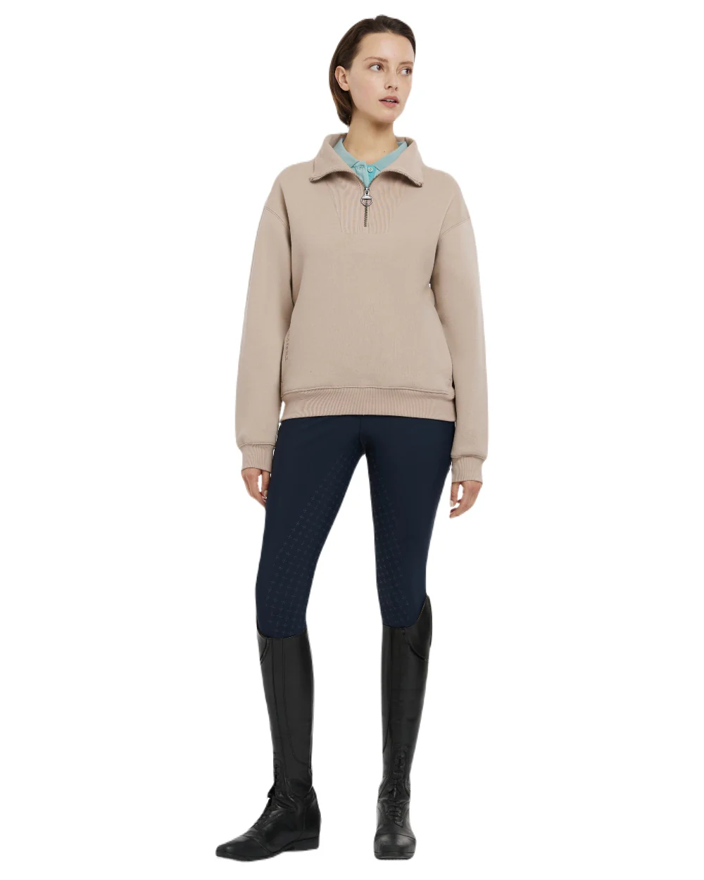LeMieux Womens Keira Quarter Neck Sweatshirt - Image 9
