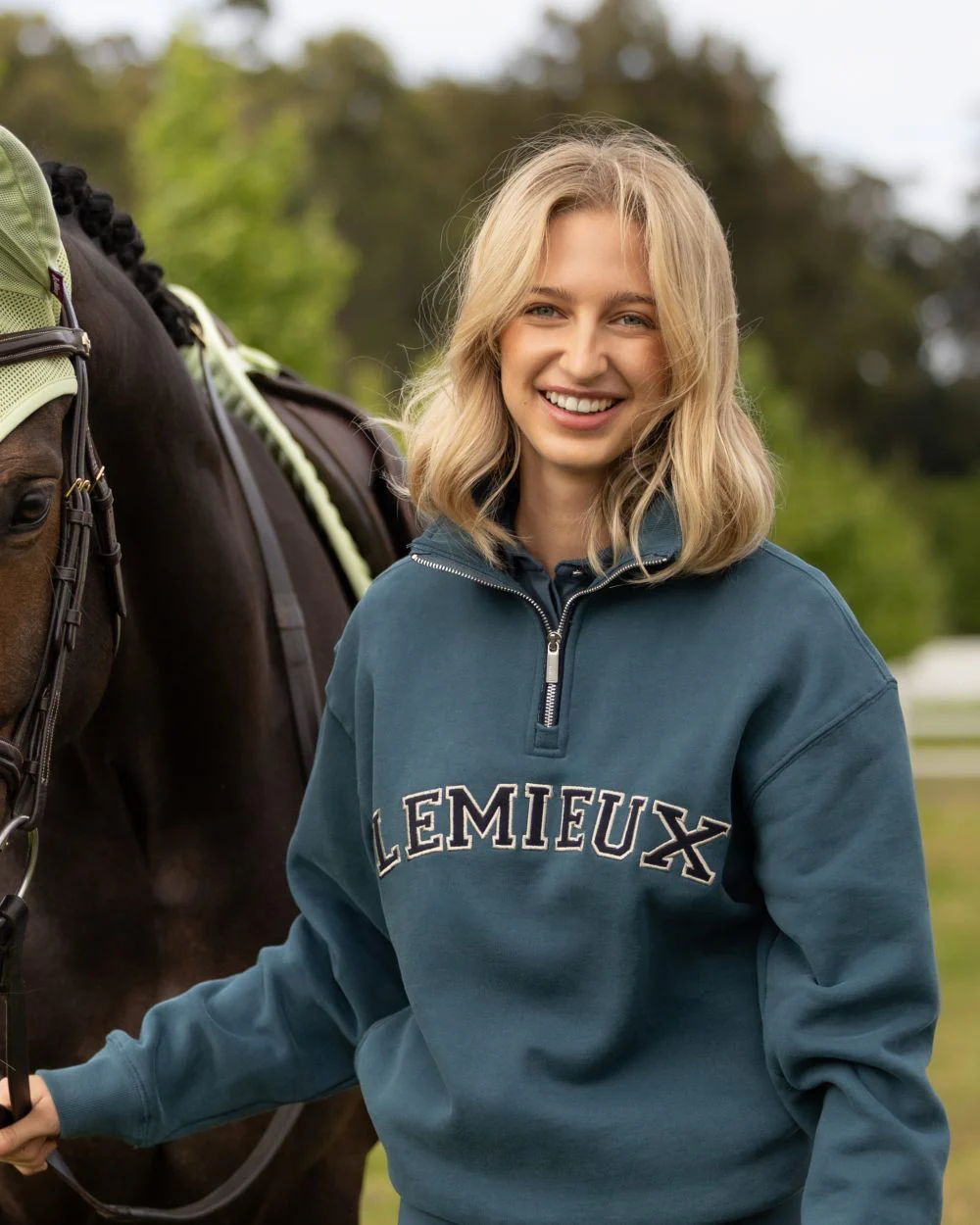 LeMieux Womens Kelsie Quarter Neck Sweatshirt - Image 10