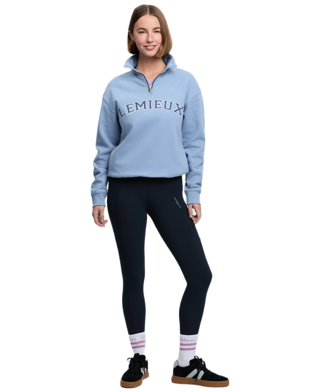 LeMieux Womens Kelsie Quarter Neck Sweatshirt - Image 4