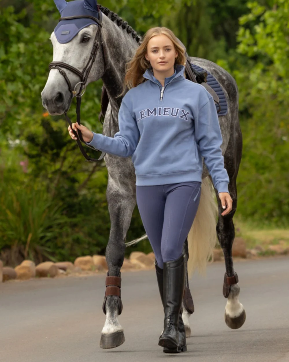 LeMieux Womens Kelsie Quarter Neck Sweatshirt - Image 7