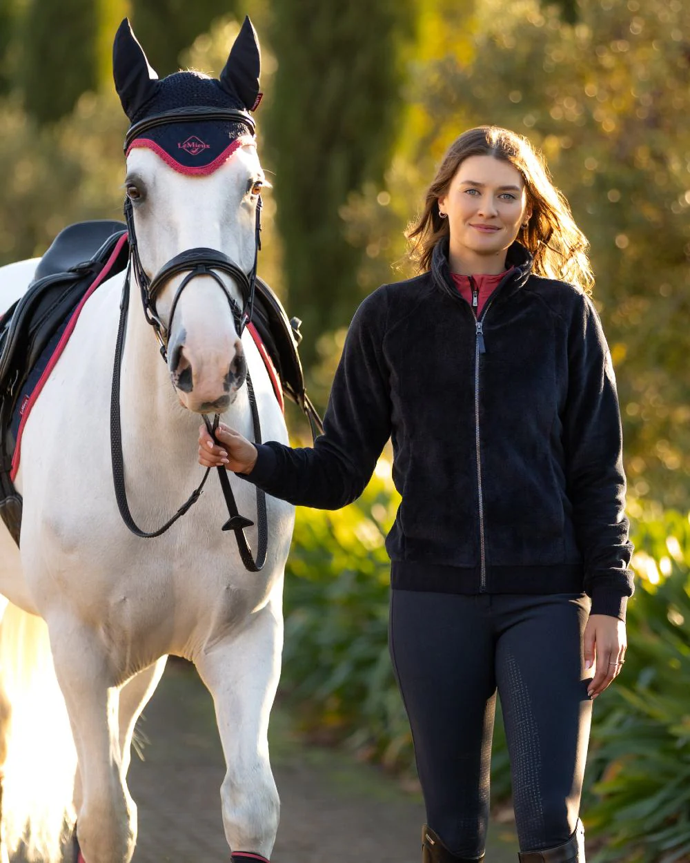 LeMieux Womens Liberty Fleece Zip Through Jacket - Image 2