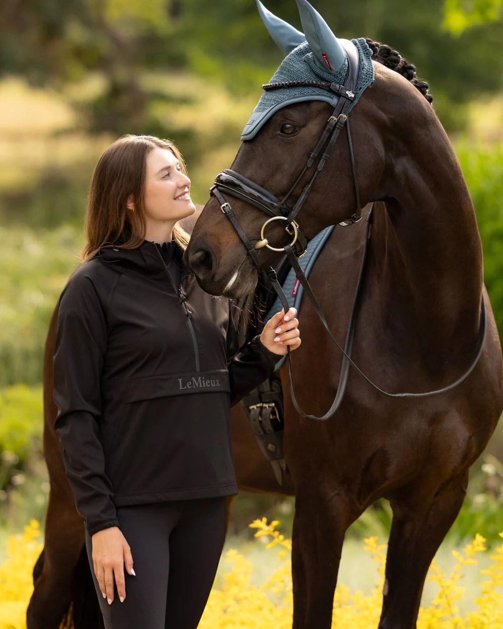 LeMieux Womens Perri Half Zip Waterproof Jacket - Image 4