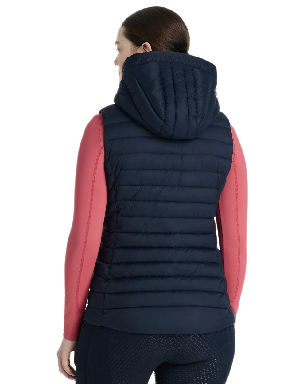 LeMieux Womens Rose Hooded Puffer Gilet - Image 14